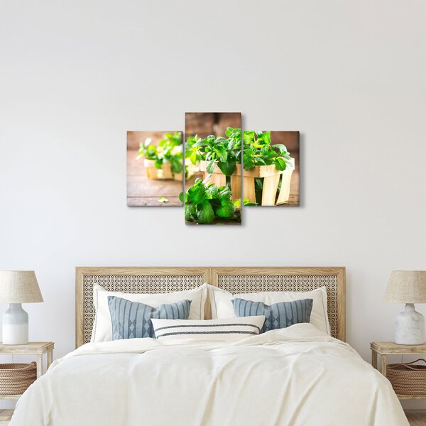 Friss menta képe (90x60 cm)