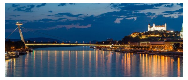 Pozsony képe várral (120x50 cm)