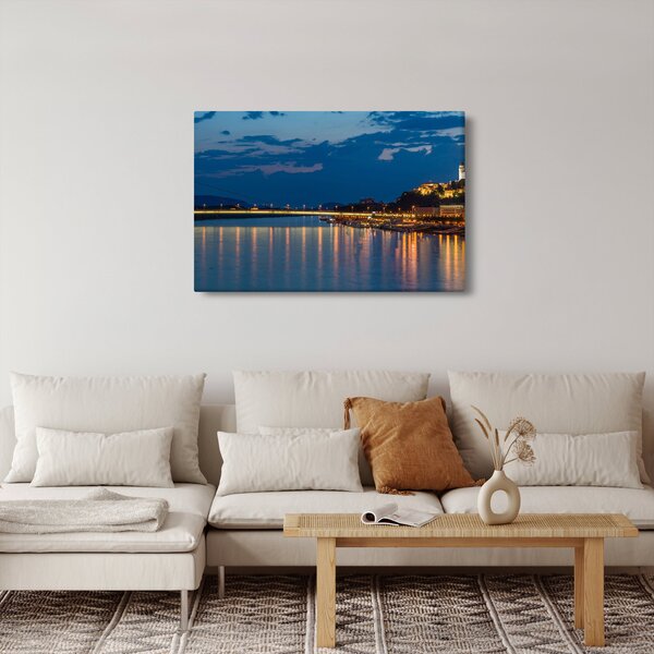 Pozsony képe várral (90x60 cm)