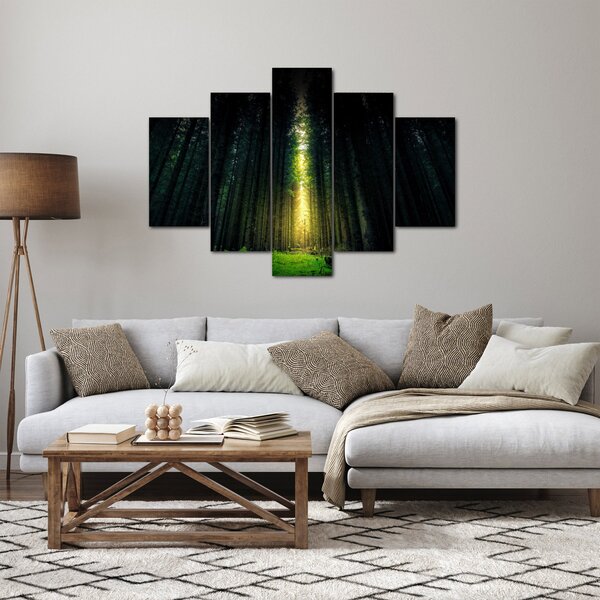 Sötét erdő képe (150x105 cm)