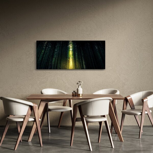 Sötét erdő képe (120x50 cm)