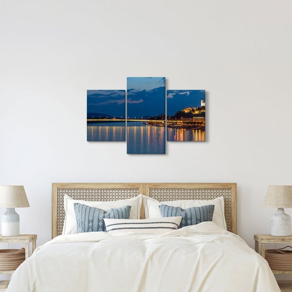 Pozsony képe várral (90x60 cm)