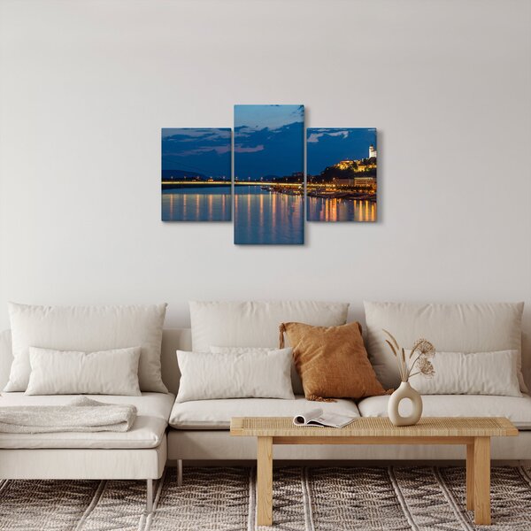 Pozsony képe várral (90x60 cm)