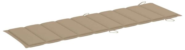 VidaXL Akácfa Napozóágy Szett - 2 db - Párnákkal