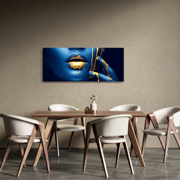 Egy emberi arc kép (120x50 cm)