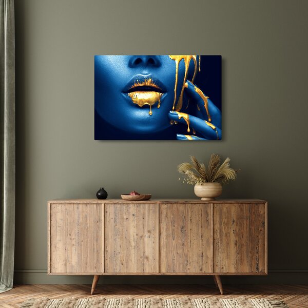 Egy emberi arc kép (90x60 cm)