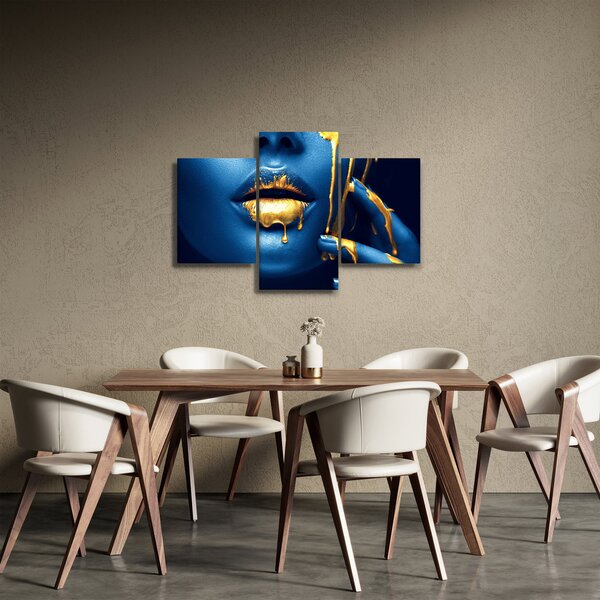 Egy emberi arc kép (90x60 cm)
