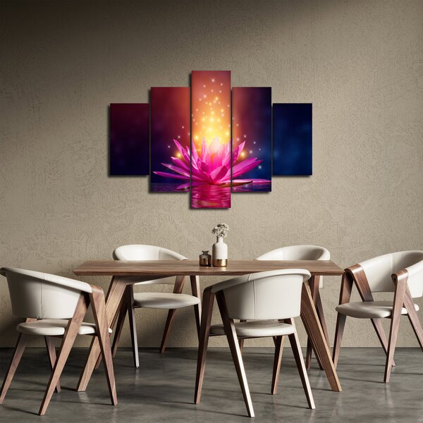 Tavirózsa a vízen képe (150x105 cm)