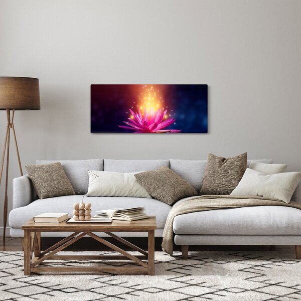 Tavirózsa a vízen képe (120x50 cm)