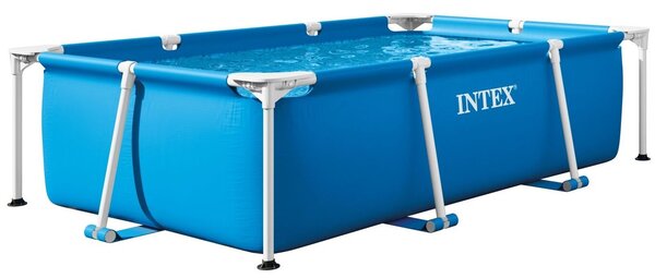 Intex 220x150x60cm négyszögletes fémvázas kerti Medence (28270NP)