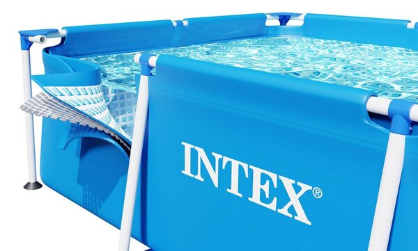 Intex 220x150x60cm négyszögletes fémvázas kerti Medence (28270NP)