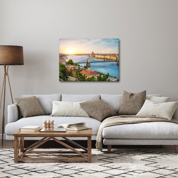 Budapest képe folyóval (70x50 cm)