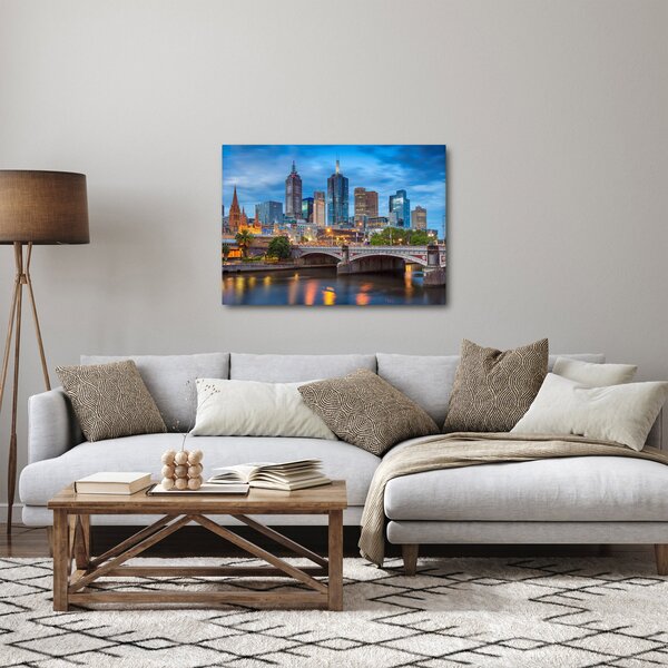Melbourne város képe (70x50 cm)