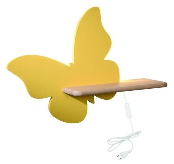 Sárga gyerek lámpa Butterfly – Candellux Lighting