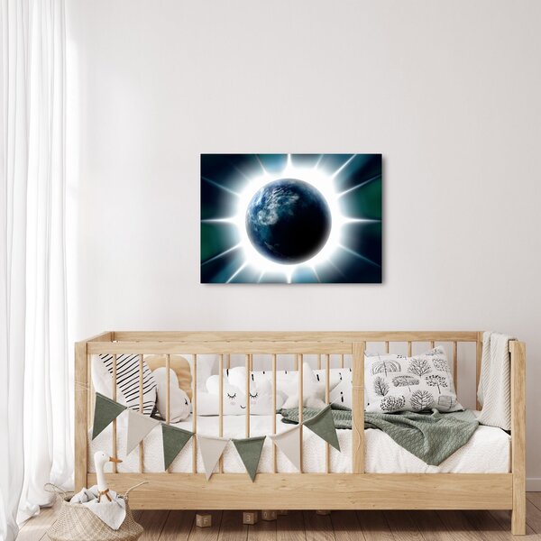 Egy besugárzott bolygó képe (70x50 cm)