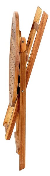 LODGE összecsukható bisztró asztal Ø 58 cm, natúr