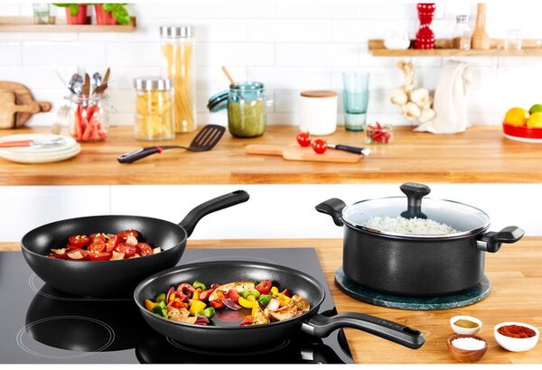 Alumínium serpenyő ø 28 cm So Chef Black – Tefal