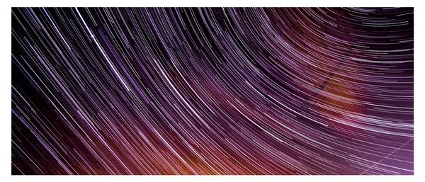 Homályos csillagok képe az égen (120x50 cm)