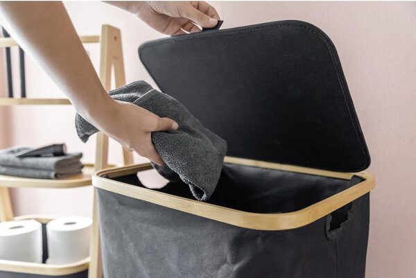 Textil szennyeskosár 68 l Ecori – Wenko