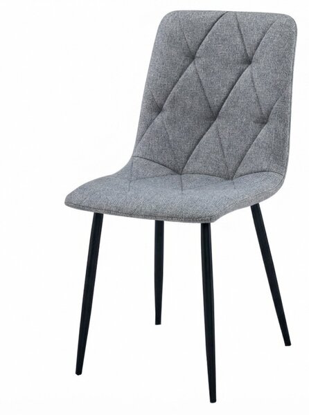 Szürke LIBRA PLATINUM GREY szék fekete lábakkal