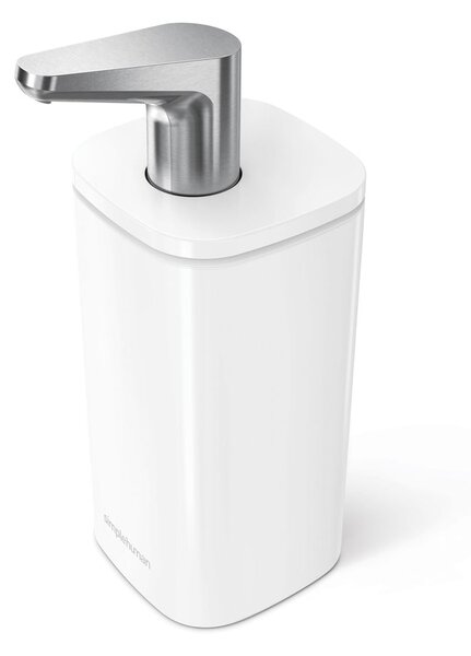 Fehér acél szappanadagoló 295 ml Pulse – simplehuman