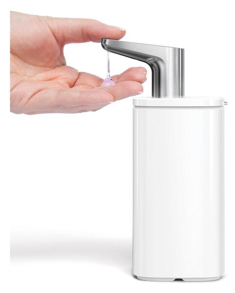 Fehér acél szappanadagoló 295 ml Pulse – simplehuman