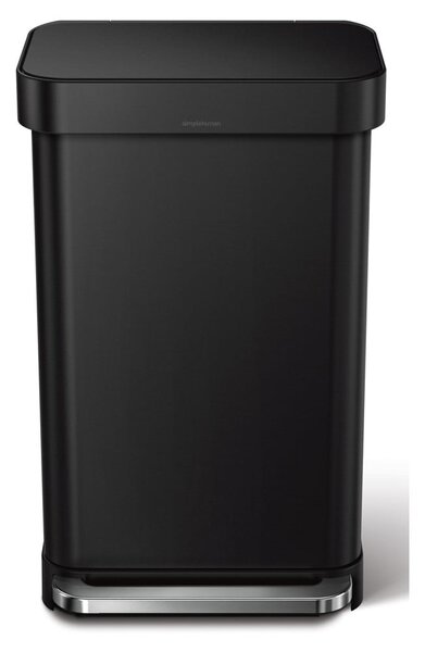 Acél pedálos szemetes 45 l – simplehuman