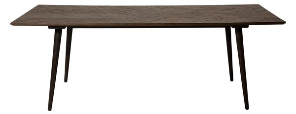 Étkezőasztal szilfa dekorral 100x220 cm Bone – DAN-FORM Denmark