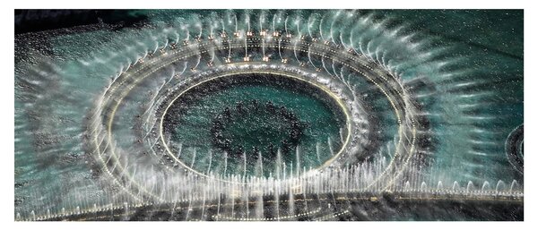 Szökőkút képe (120x50 cm)