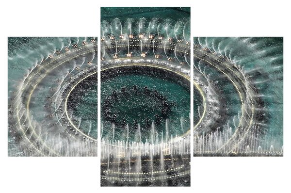 Szökőkút képe (90x60 cm)