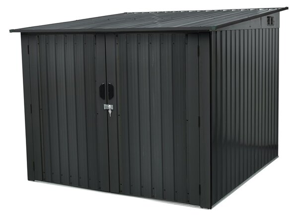 Kansas 2 x 2 m fém biciklitároló Store Boss antracit