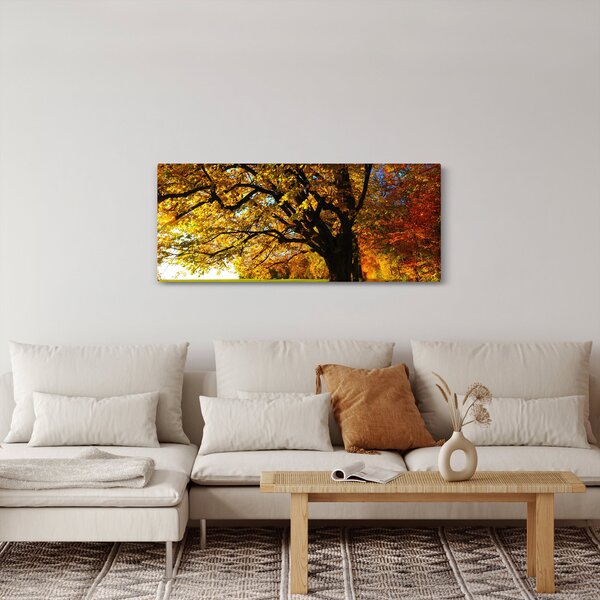 Egy őszi fa képe (120x50 cm)