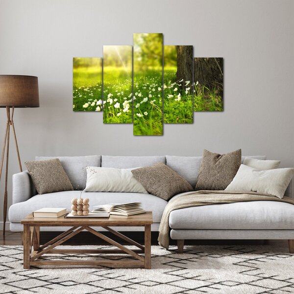 Tisztás és a virágok képe (150x105 cm)