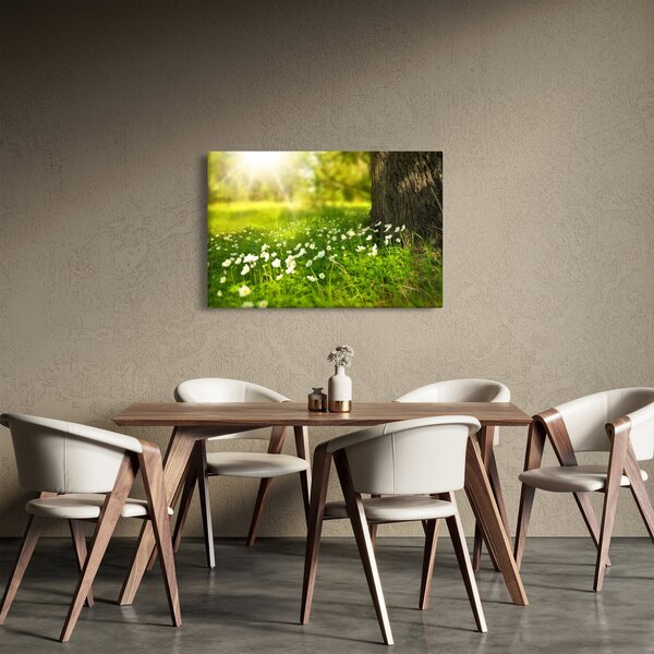 Tisztás és a virágok képe (90x60 cm)