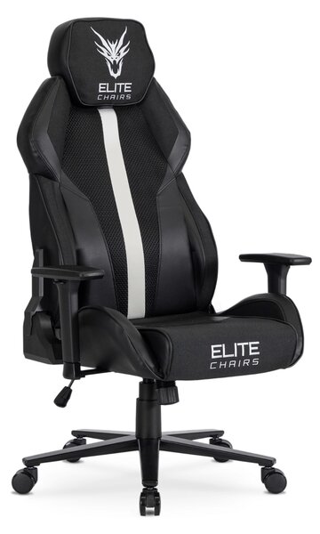 Gamer forgószék NEXON fekete/fehérrel