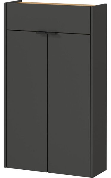Antracitszürke szekrény 56x97x22 cm Ameca – Germania