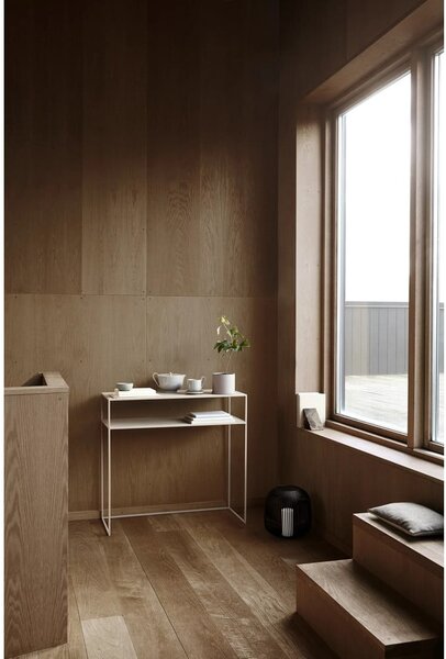 Bézs fém konzolasztal 35x85 cm Fera – Blomus