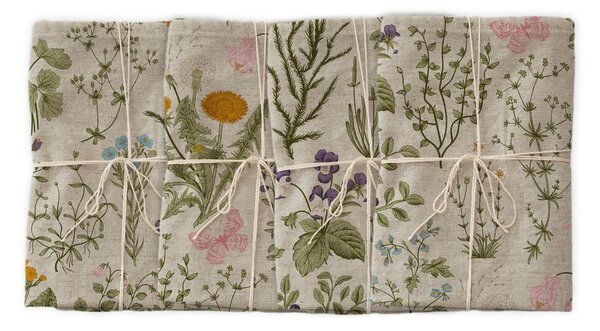 Textil szalvéta készlet 4 db-os Botanical – Surdic