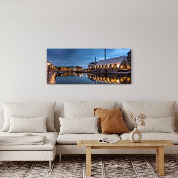 Vízcsatorna képe - Göteborg (120x50 cm)