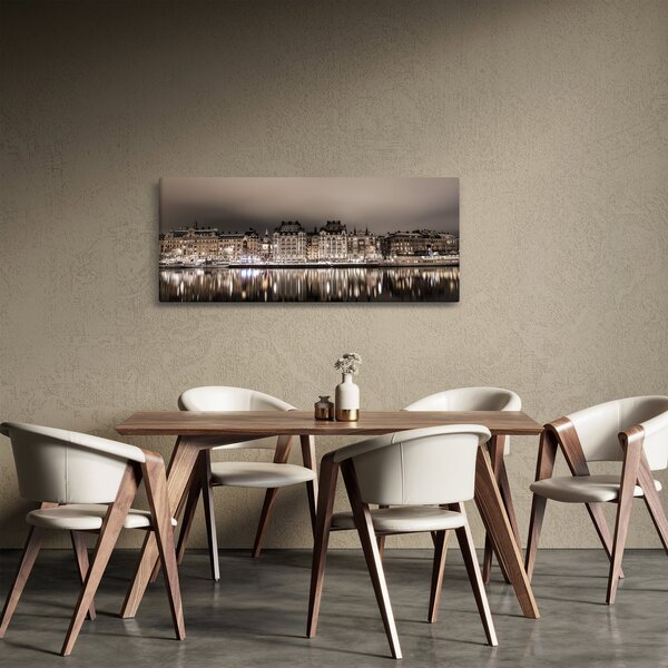 Egy város képe a félhomályban (120x50 cm)