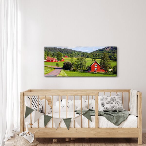 Vidéki kép (120x50 cm)