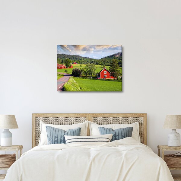 Vidéki kép (70x50 cm)