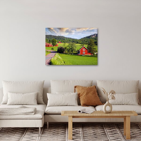 Vidéki kép (70x50 cm)