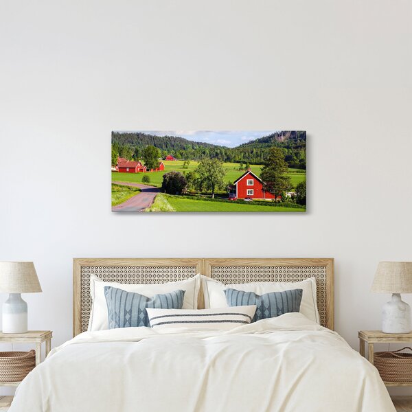 Vidéki kép (120x50 cm)