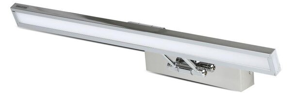 V-TAC 9W beltéri króm fali LED lámpa, tükör-/képvilágítás, meleg fehér - SKU 213984