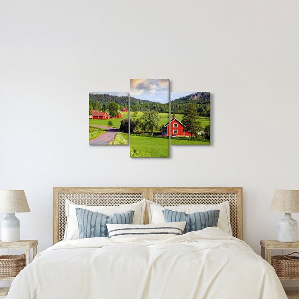 Vidéki kép (90x60 cm)