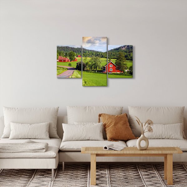 Vidéki kép (90x60 cm)