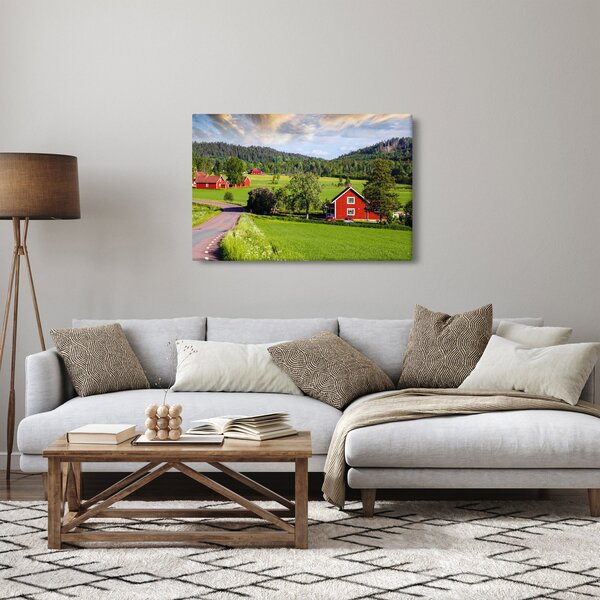 Vidéki kép (90x60 cm)