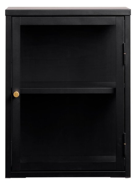 Fekete fém tálalószekrény 45x60 cm Carmel – Unique Furniture