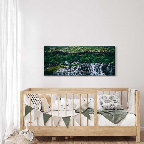 Vízesések képe a természetben (120x50 cm)